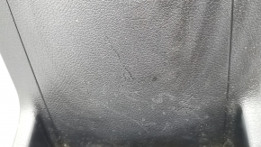 Backrest of the rear row of seats, 2nd row, central, Mercedes W167 GLE 350 450 20-24, black leather, dry-cleanable, scratches, dented