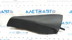Rear seat side bolster, 2nd row, left, Mercedes W167 GLE 350 450 20-23, black leather with perforation