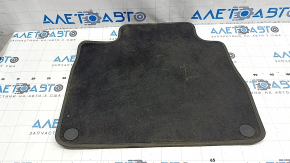 Rear left interior mat for Mercedes W167 GLE 350 450 20-23, black cloth, for cleaning