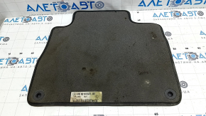 Rear left interior mat for Mercedes W167 GLE 350 450 20-23, black cloth, for cleaning