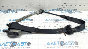 Driver's seat belt with tensioner for VW Tiguan 22-24, black, water contact, tensioner, dry cleanable