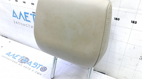 Driver's seat headrest for Honda CRV 17-22, beige leather, dry-cleanable