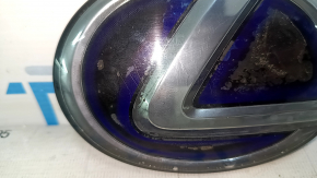 Lexus CT200h 11-17 tailgate emblem scratches, air inside, broken mount