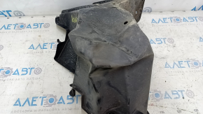 The right rear bumper guard for a Lexus CT200h 11-17 is dented.