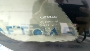 Rear left blind glass window Lexus CT200h 11-17