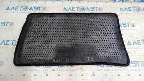 Lexus CT200h 11-17 black rear left floor mat, dry-cleanable