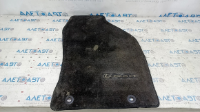 Lexus CT200h 11-17 black front right floor mat, dry-cleanable
