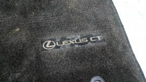 Lexus CT200h 11-17 black front right floor mat, dry-cleanable