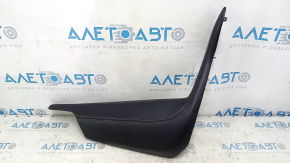 Right dashboard trim for Honda Insight 19-22, black leather, scratches, broken fasteners