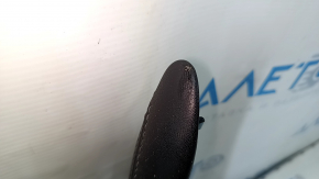 Right dashboard trim for Honda Insight 19-22, black leather, scratches, broken fasteners