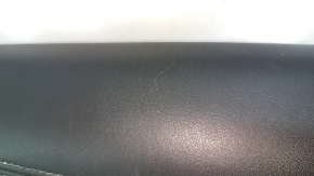 Right dashboard trim for Honda Insight 19-22, black leather, scratches, broken fasteners