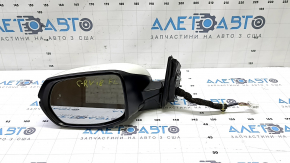 Left side mirror assembly for Honda CRV 17-22, 9 pins, turn signal, BSM, heated, white