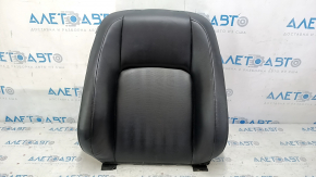 Lexus CT200h 11-13 passenger seat back upholstery, black leather, needs cleaning, scratches