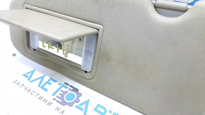 Left sun visor for Honda CRV 17-19, beige, with backlight, without hook, for cleaning