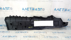 Left side center console trim for a 19-22 Honda Insight without console, black, scratches, broken mount