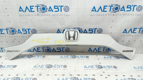 Honda Insight 19-22 trunk lid trim with emblem, broken fastener, broken fasteners