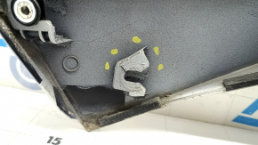 Honda Insight 19-22 trunk lid trim with emblem, broken fastener, broken fasteners