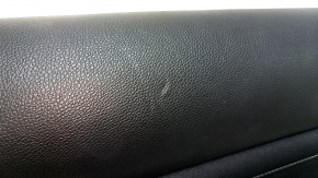 Black front right door panel for a 19-22 Honda Insight, armrest and trim, cloth, dry-cleanable, scratches