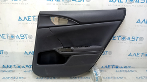 Black rear right door panel for a 19-22 Honda Insight, cloth armrest, scratches