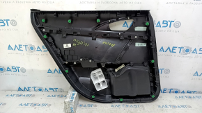 Black rear right door panel for a 19-22 Honda Insight, cloth armrest, scratches