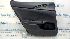 Door trim panel rear left Honda Insight 19-22 black, armrest rag black, scratches, worn