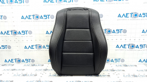 Mercedes W167 GLE 350 450 20-23 passenger seat back upholstery, black leather, perforated, heated