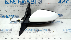 Left side mirror assembly for Honda Insight 19-21, 5 pins, heated, white, sand