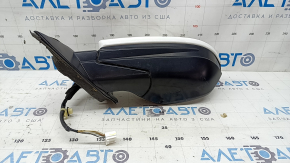 Left side mirror assembly for Honda Insight 19-21, 5 pins, heated, white, sand