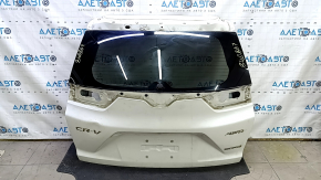 Honda CRV 17-22 electric trunk door with glass, tinted, white NH-603P, dented