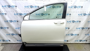 Honda CRV 17-22 front left door assembly, white NH-603P, keyless