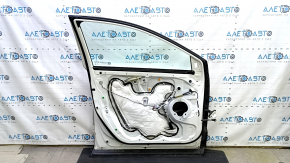 Honda CRV 17-22 front left door assembly, white NH-603P, keyless