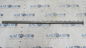 Door-glass molding, central front right, Honda Insight 19-22, chrome, with dented scratches