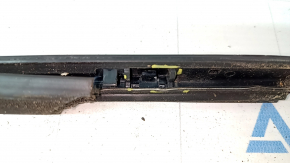 Door-glass molding, center rear right, Honda Insight 19-22, chrome, broken mount, scratches