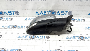 Right side mirror assembly for Jeep Grand Cherokee WK2 11-22, 8+7 pin, heated, turn signal, auto-dimming, BSM, chrome, sand
