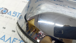 Right side mirror assembly for Jeep Grand Cherokee WK2 11-22, 8+7 pin, heated, turn signal, auto-dimming, BSM, chrome, sand