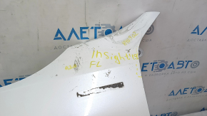 Honda Insight 19-22 front left fender with bracket, white NH-788P, painted 0.2-0.3, scratches, glue