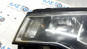 Jeep Grand Cherokee WK2 17-22 halogen front left headlight, light, without rear cover, polished, scratches