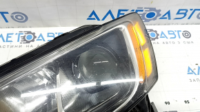 Jeep Grand Cherokee WK2 17-22 halogen front left headlight, light, without rear cover, polished, scratches