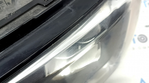 Jeep Grand Cherokee WK2 17-22 halogen front left headlight, light, without rear cover, polished, scratches