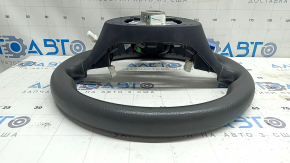 Bare steering wheel for Honda Insight 19-22, black rubber, with rear pad, needs cleaning, worn