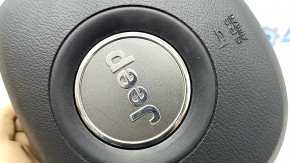 Airbag in the driver's steering wheel of the Jeep Grand Cherokee WK2 19-22, black leather, scratches