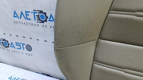 Right rear seat, upper part, Honda CRV 17-19, beige leather, perforated, dry-cleanable