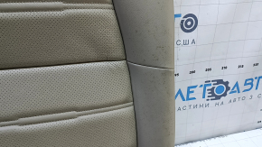 Right rear seat, upper part, Honda CRV 17-19, beige leather, perforated, dry-cleanable