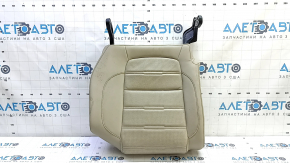 Right rear seat lower part Honda CRV 17-19 beige leather, perforated, dry-cleanable, scratches