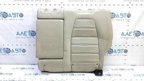 Rear left seat, upper part, Honda CRV 17-19, beige leather, with armrest, perforated, dry-cleanable