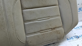 Left rear seat lower part Honda CRV 17-19 beige leather, perforated, dry-cleanable