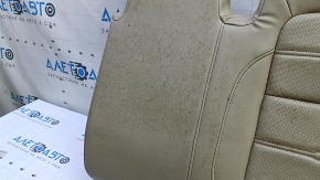 Left rear seat lower part Honda CRV 17-19 beige leather, perforated, dry-cleanable