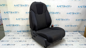 Honda Insight 19-22 passenger seat without airbag, manual, cloth, black, heated, dry-cleanable, rust, scratches on the lining