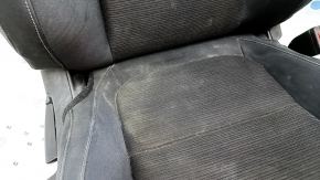 Honda Insight 19-22 passenger seat without airbag, manual, cloth, black, heated, dry-cleanable, rust, scratches on the lining