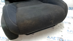Honda Insight 19-22 passenger seat without airbag, manual, cloth, black, heated, dry-cleanable, rust, scratches on the lining